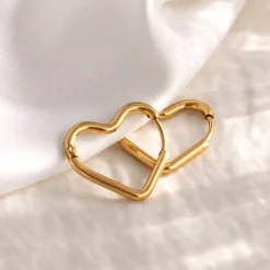 Heartily Hoops Small Gold