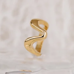 High 'n' Low Ring Gold
