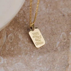 Hot girls are loud Necklace Silber