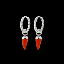 Hot 'n' Spicy Twisted Hoop Set Baby Silber