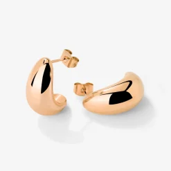 Huggie Studs Roségold