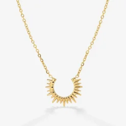Icicle Necklace Gold