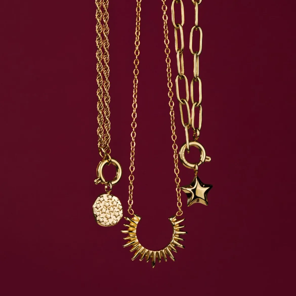 Icicle Necklace Roségold