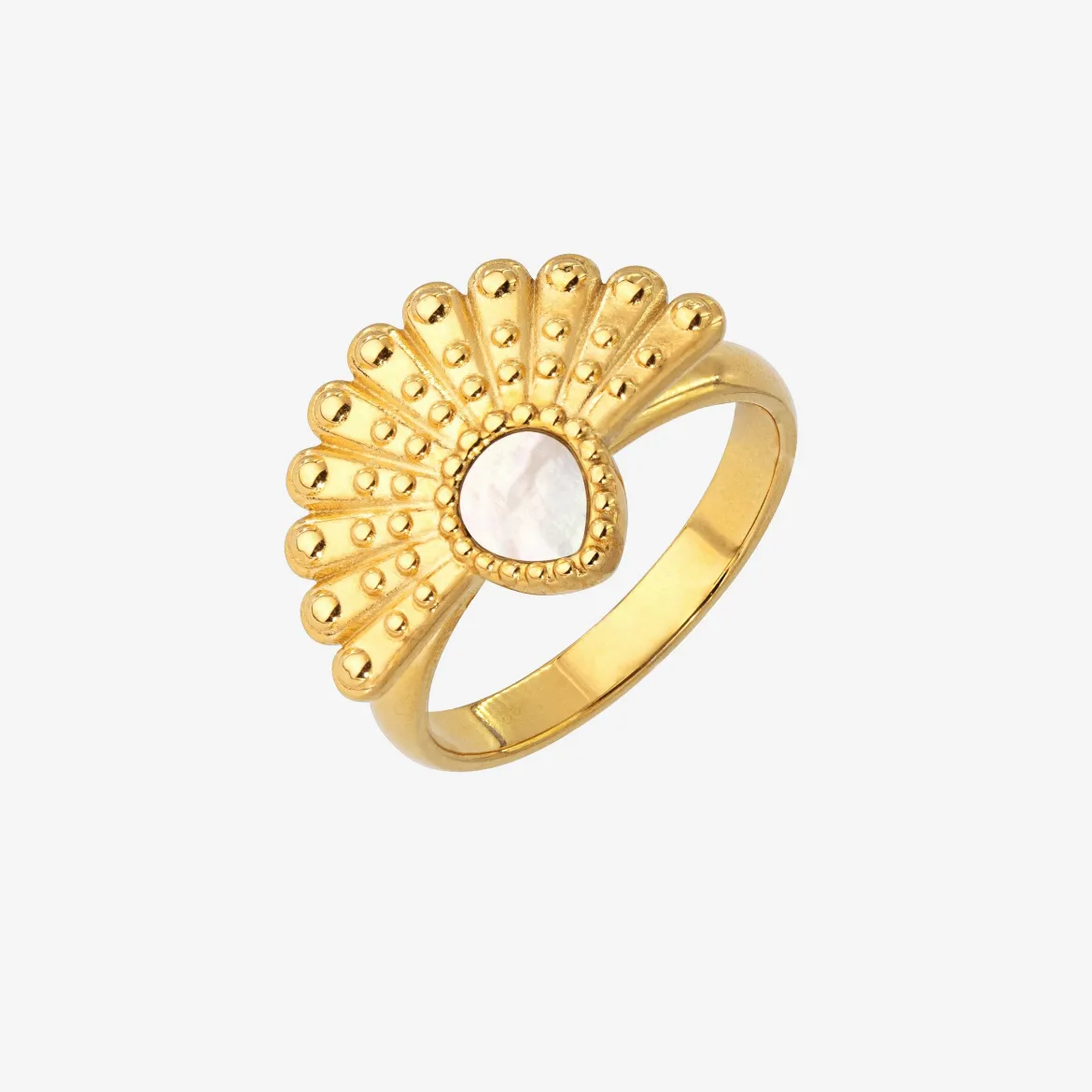 Incredible Lien Peacock Ring Gold