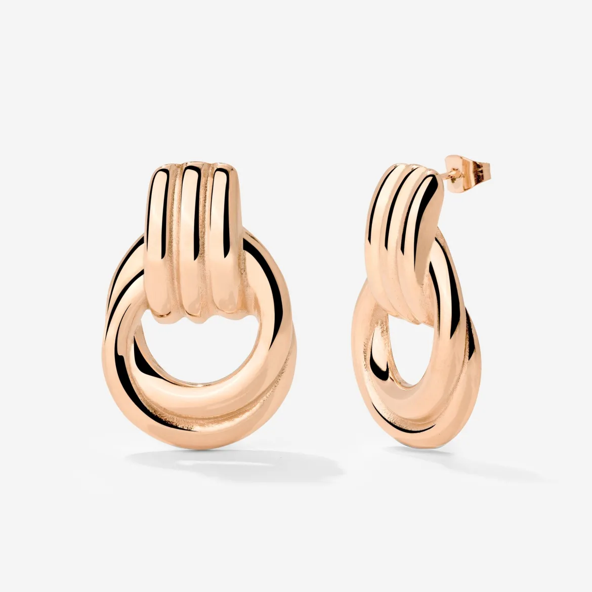 Infinity Loop Hoops Roségold