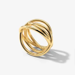 Intertwined Ring Gold