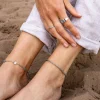 Jada Anklet Silber