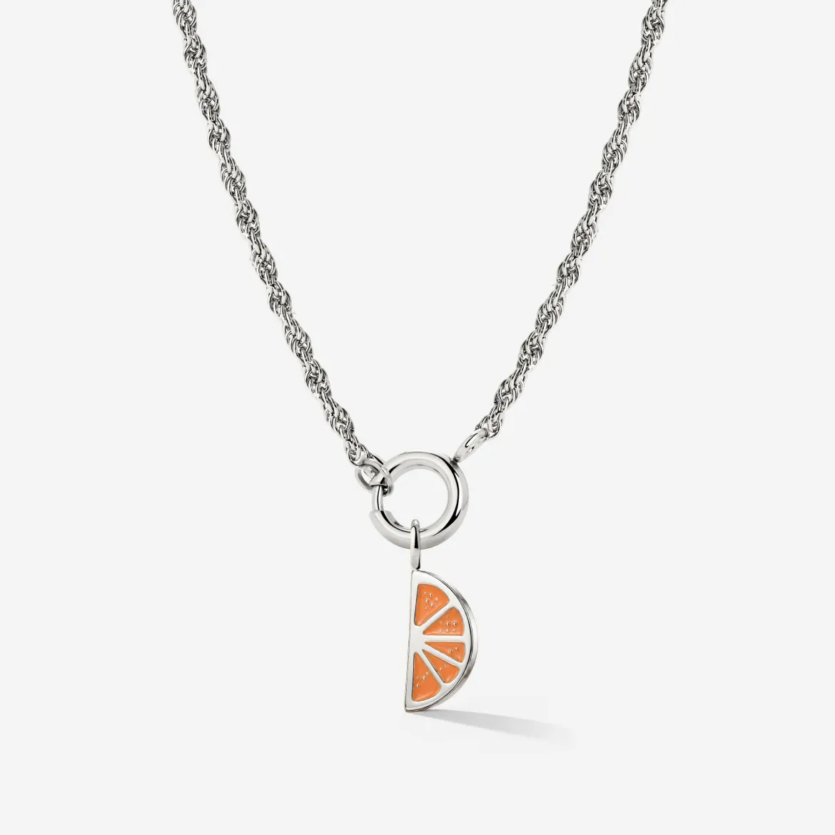 Juicy Rope Chain Necklace Set Silber