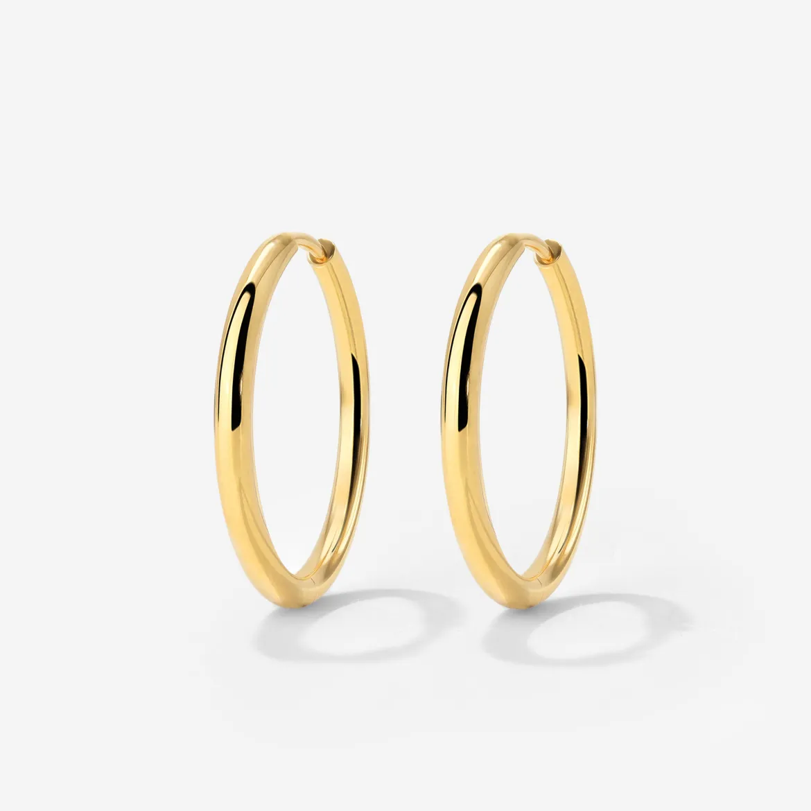 Large Hoops - Gold