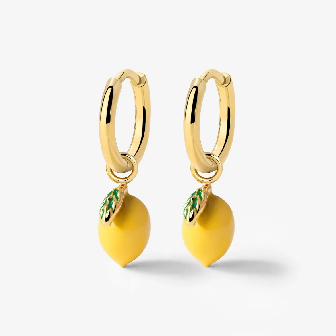Lemony Hoop Set Small Gold