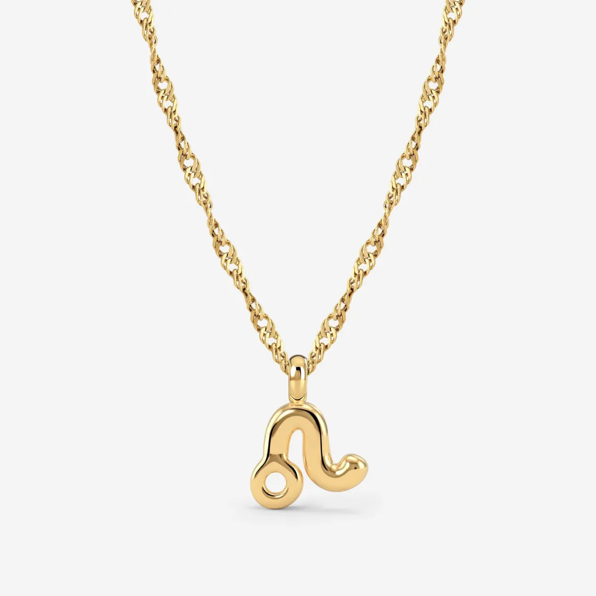 Leo Bubble Necklace Gold