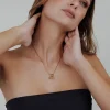 Leopard Singapore Chain Necklace Set Roségold