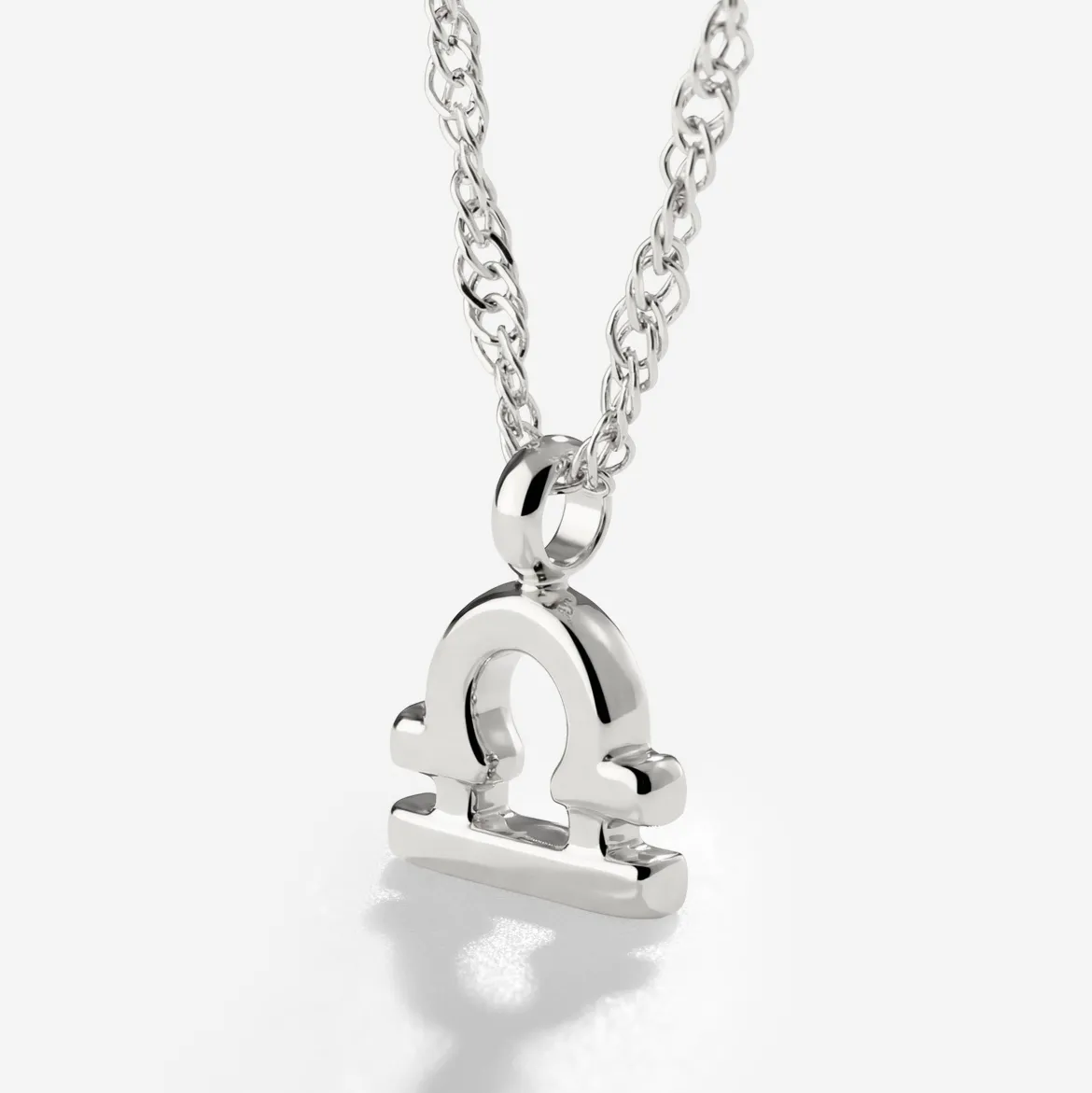 Libra Bubble Necklace Silber