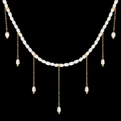 Lolas Love Pearl Power Necklace Gold