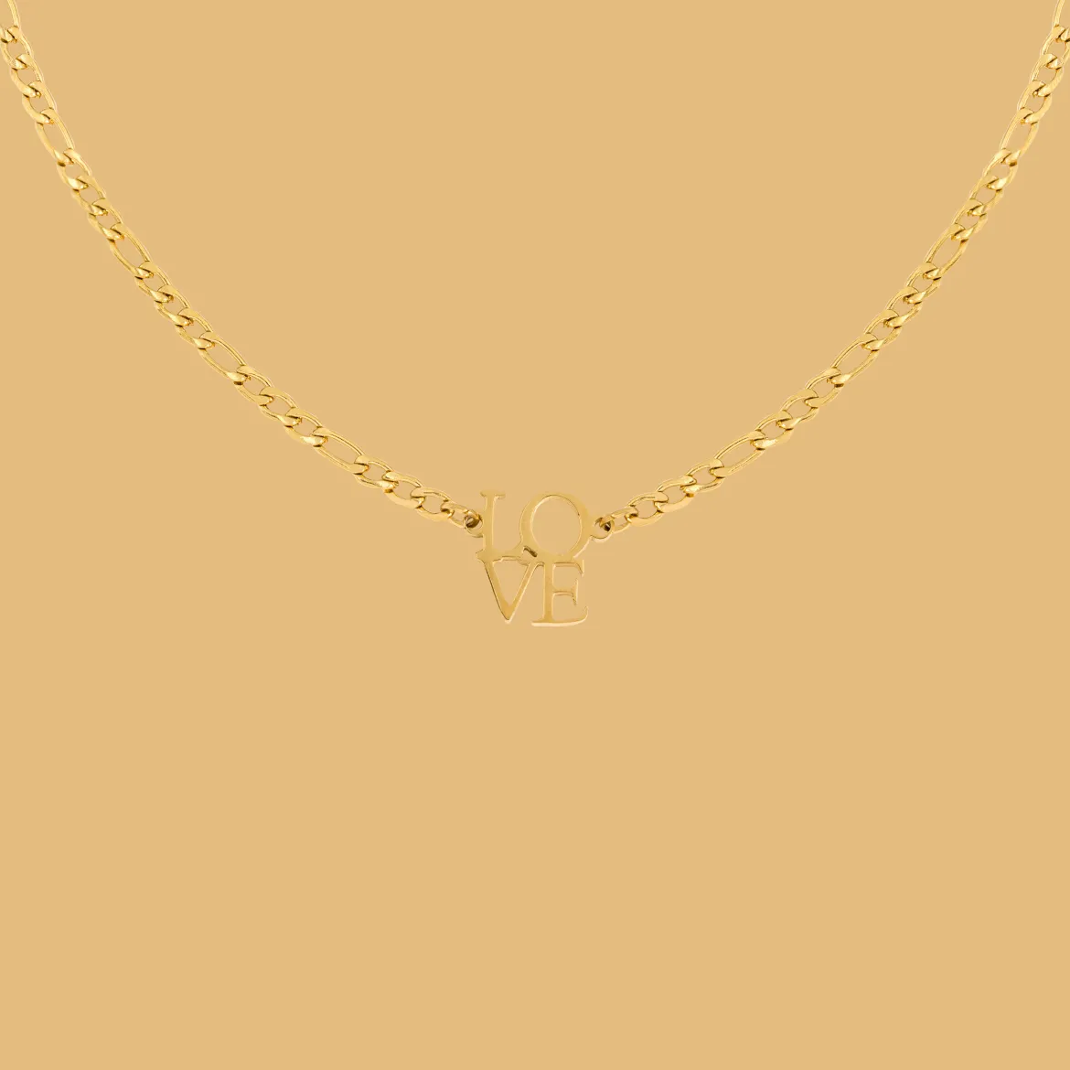 Lots of Love Necklace Gold
