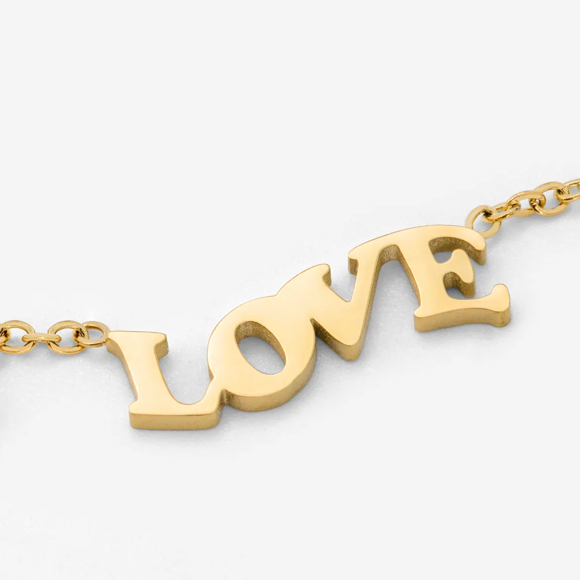 Love is Love Necklace Gold