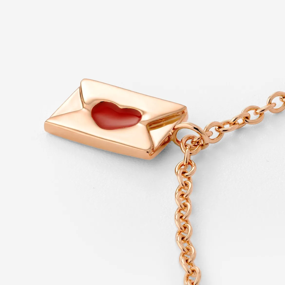 Love Letter Necklace Roségold