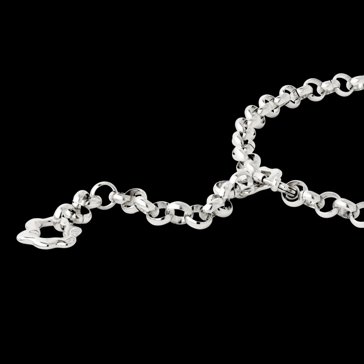 Love Me Bold Necklace Silber