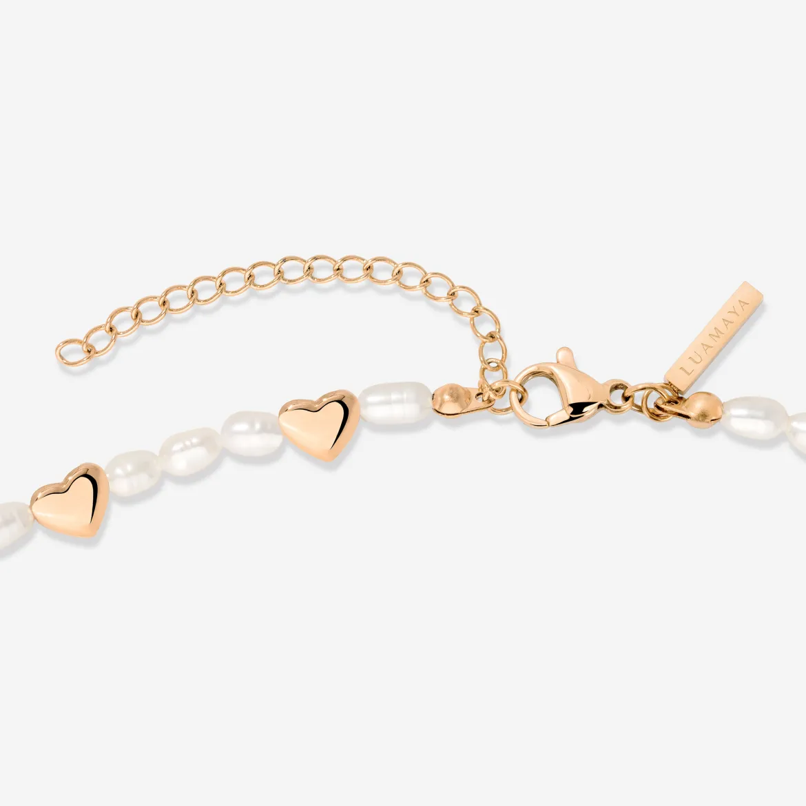 Love Pearls Necklace Roségold