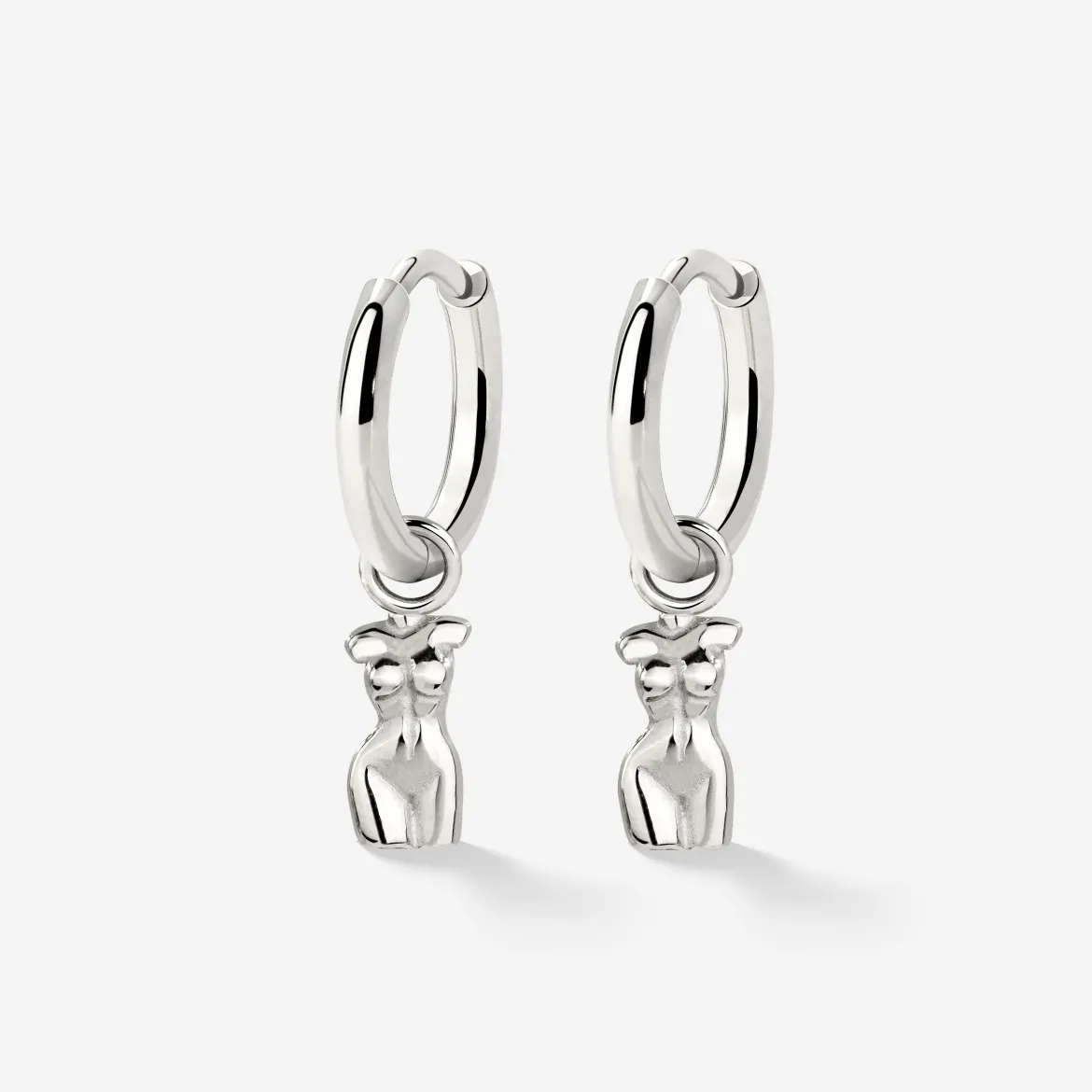 Love Your Body Hoop Set Silber