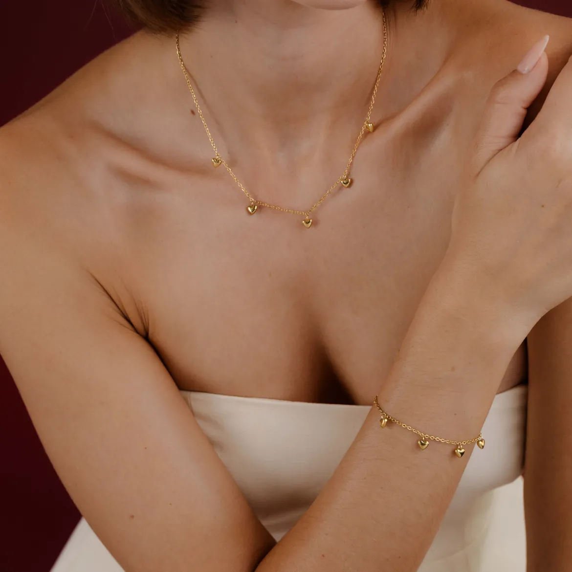 Lovely Heart Bundle Gold