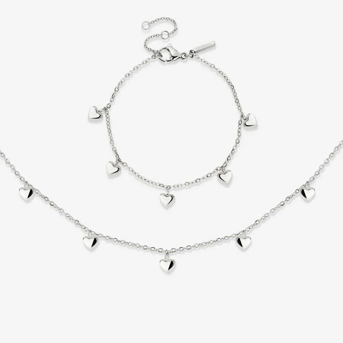 Lovely Heart Bundle Silber