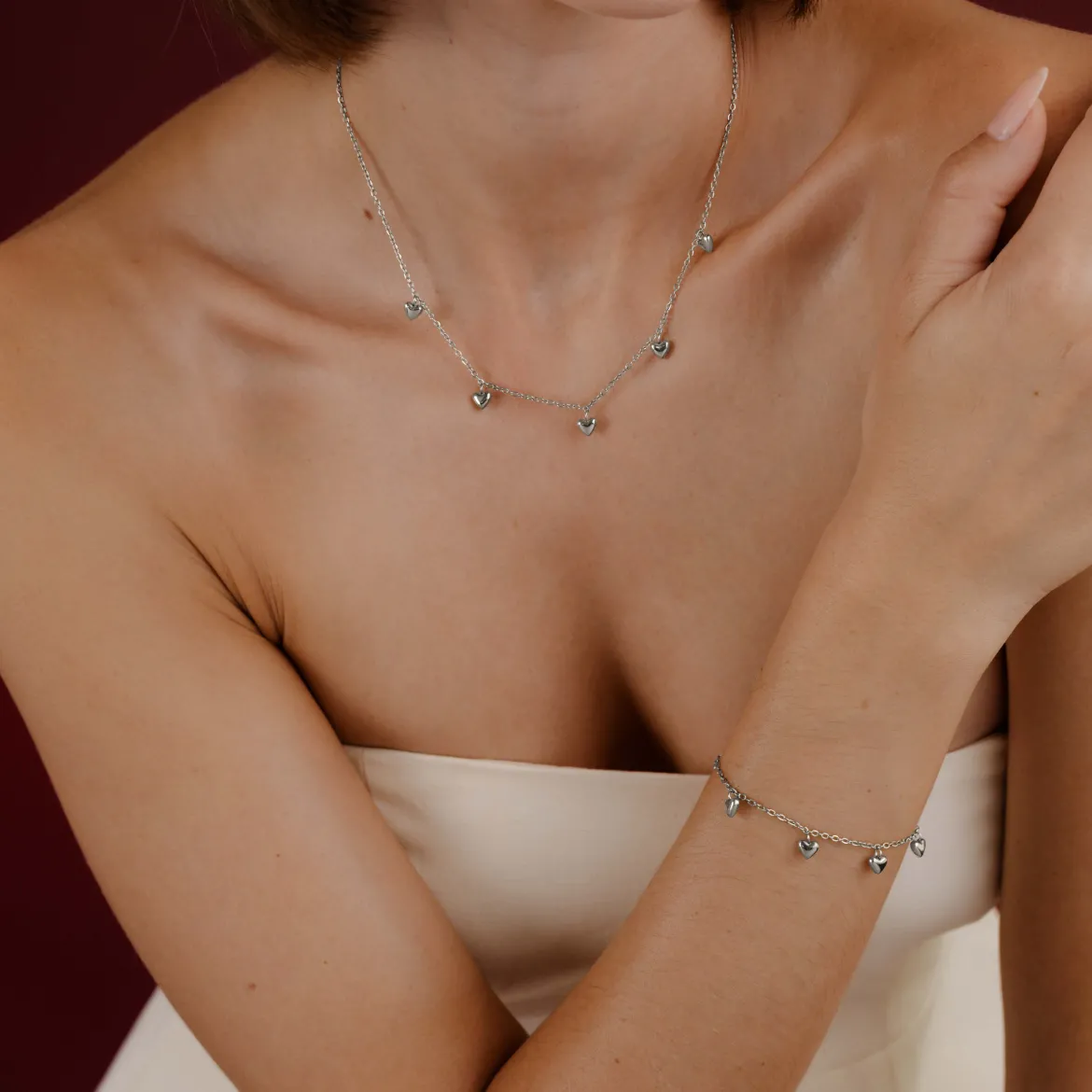Lovely Heart Bundle Silber