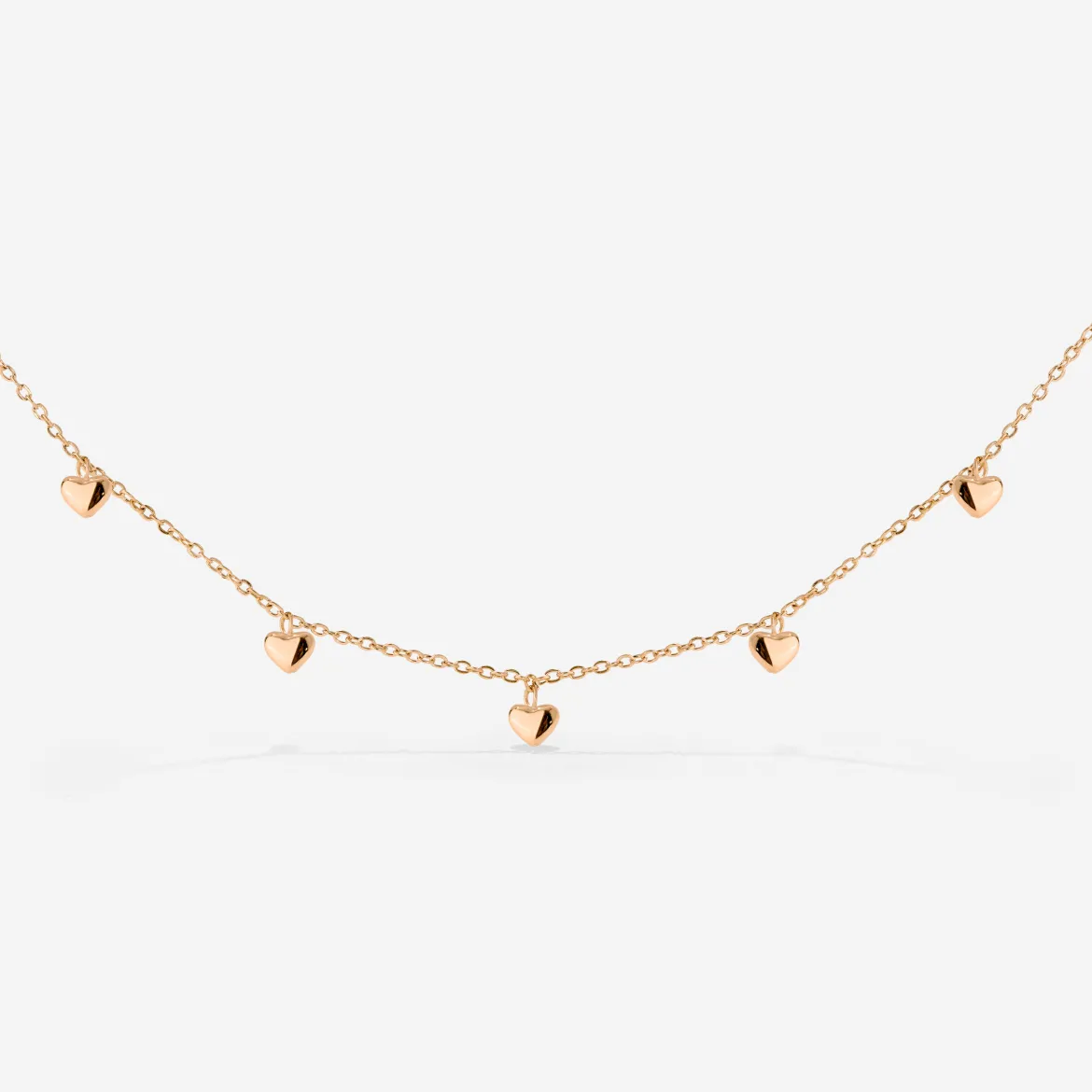 Lovely Heart Choker Roségold