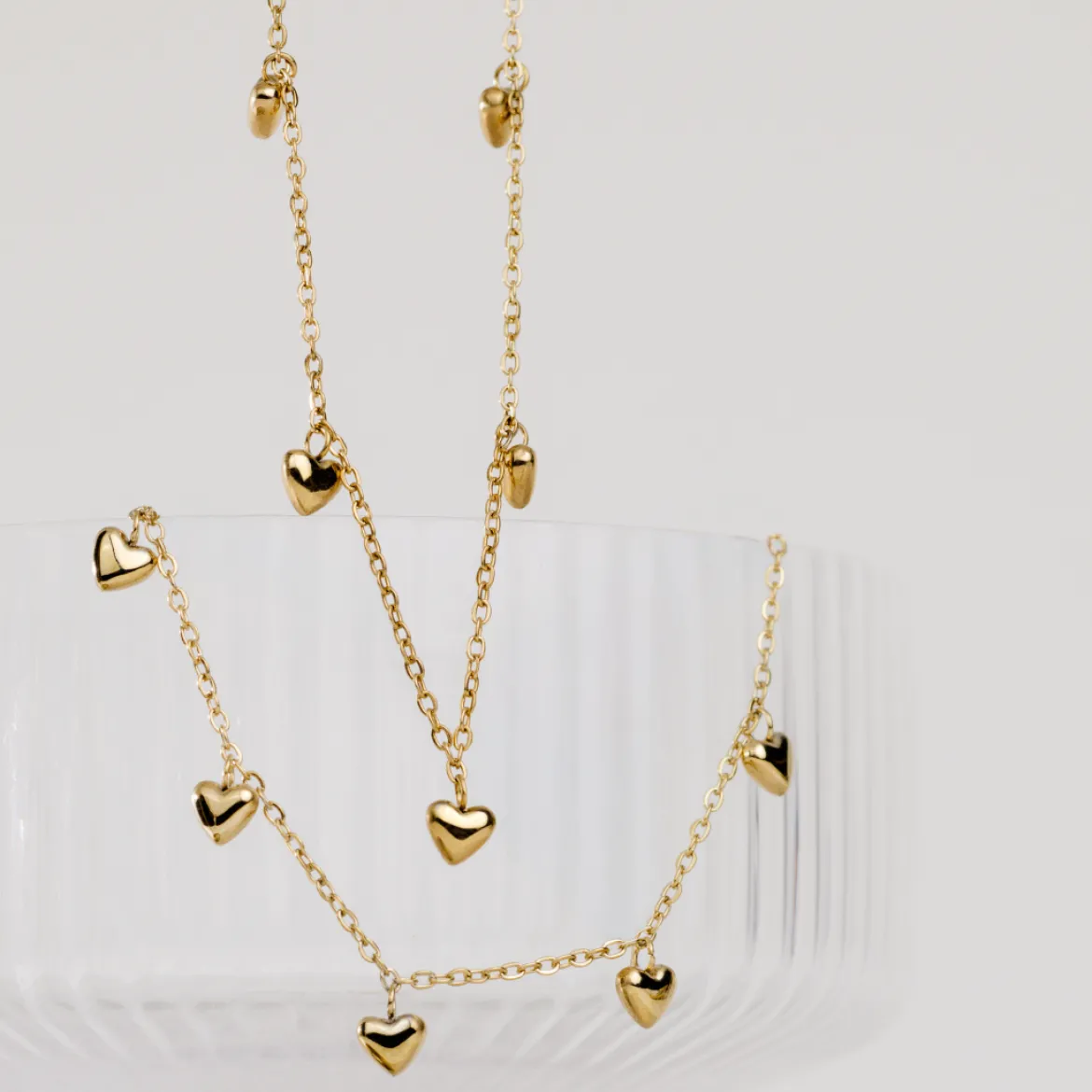 Lovely Heart Choker Roségold