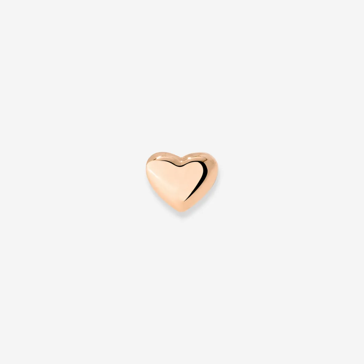 Lovely Heart Piercing Stud Roségold
