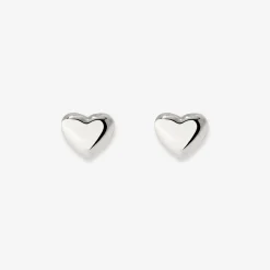 Lovely Heart Studs Silber