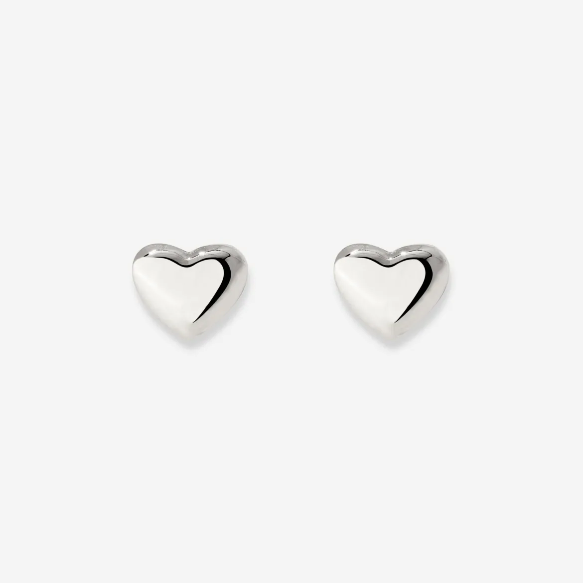 Lovely Heart Studs Silber
