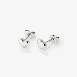 Lovely Heart Studs Silber