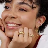 Lovely Loop Hoop Set Small Gold