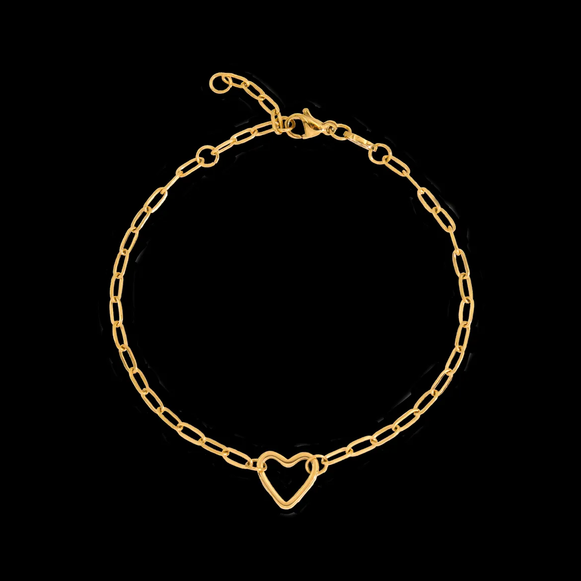 Loving Heart Bracelet Gold