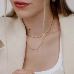 Loving Heart Necklace Roségold