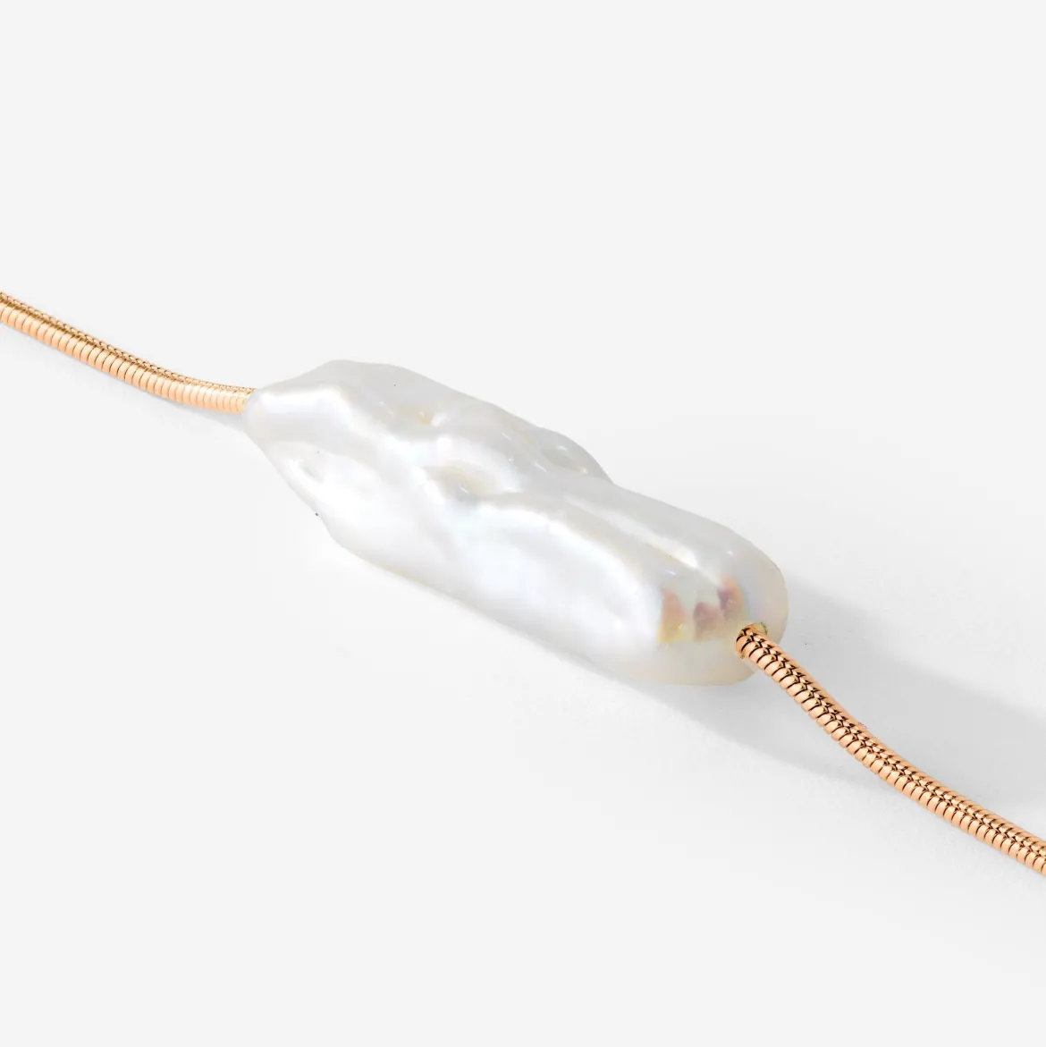 Luminous Pearl Choker Roségold