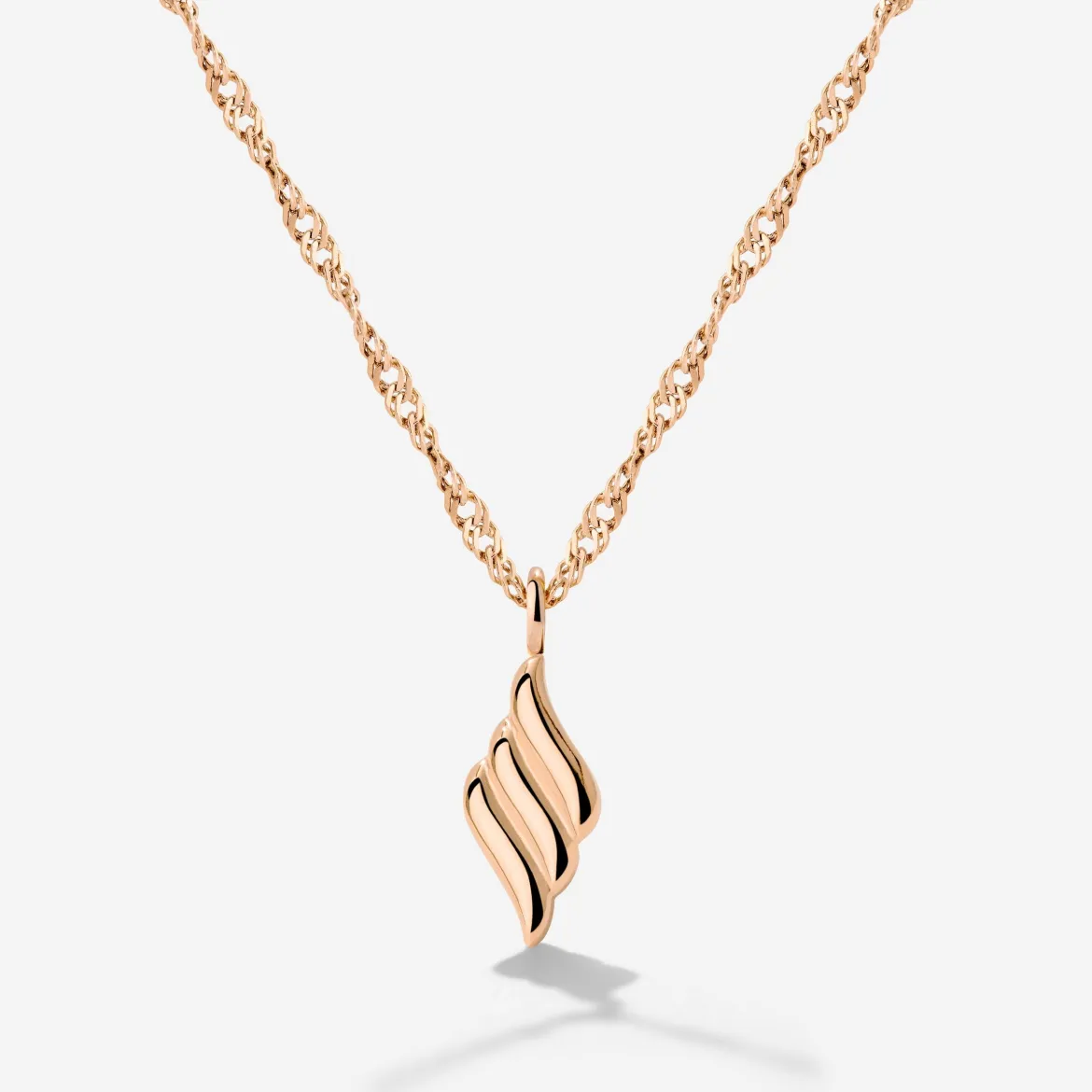 Lustrous Pendant Necklace Roségold