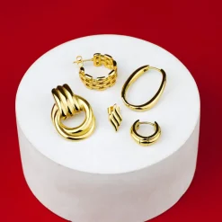 Lustrous Studs Silber