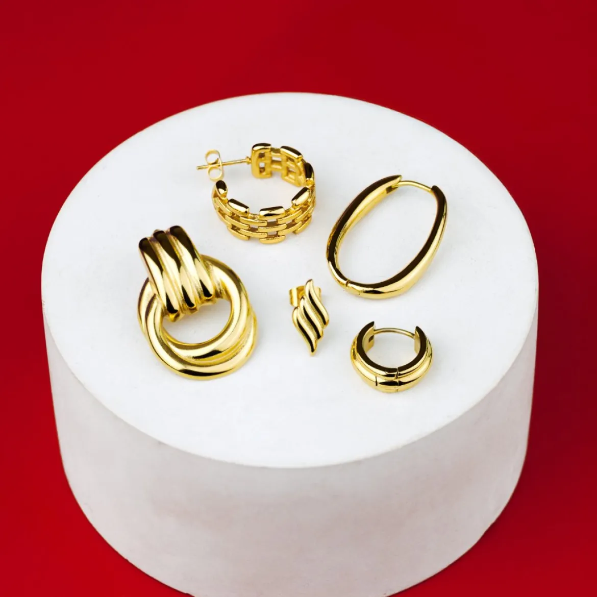Lustrous Studs Silber