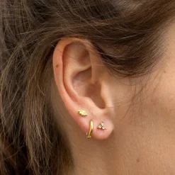 Luz Studs Gold