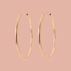 Maxi Hoops Roségold