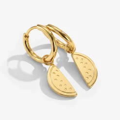 Melony Hoop Set Small Gold