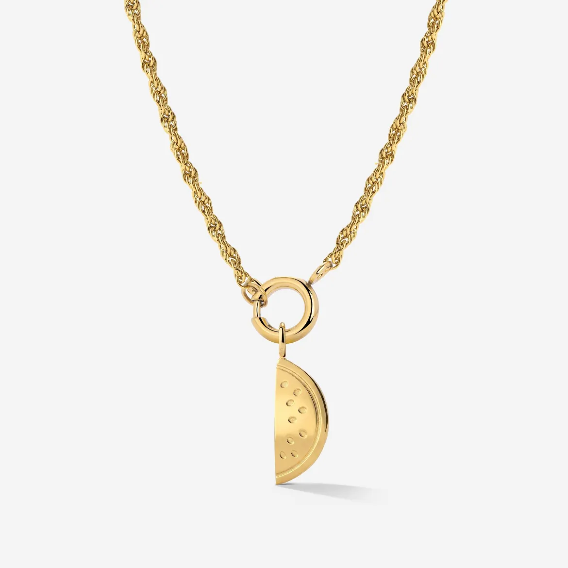 Melony Rope Chain Necklace Set Gold