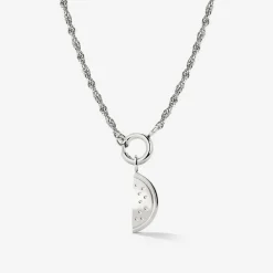 Melony Rope Chain Necklace Set Silber