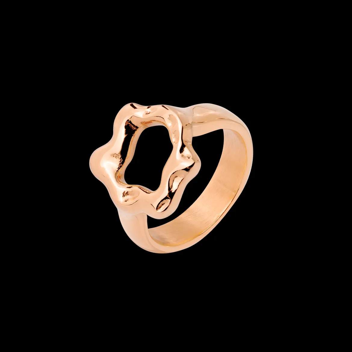 Melting Donut Ring Roségold
