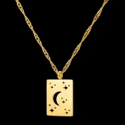 Midnight Lover Necklace Gold