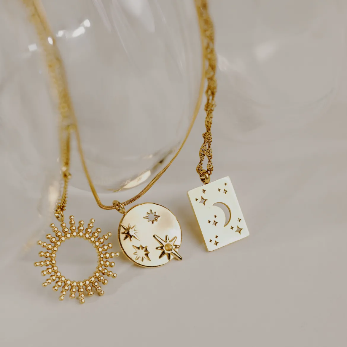 Midnight Lover Necklace Roségold