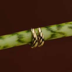 Mini Twist Hoops Roségold