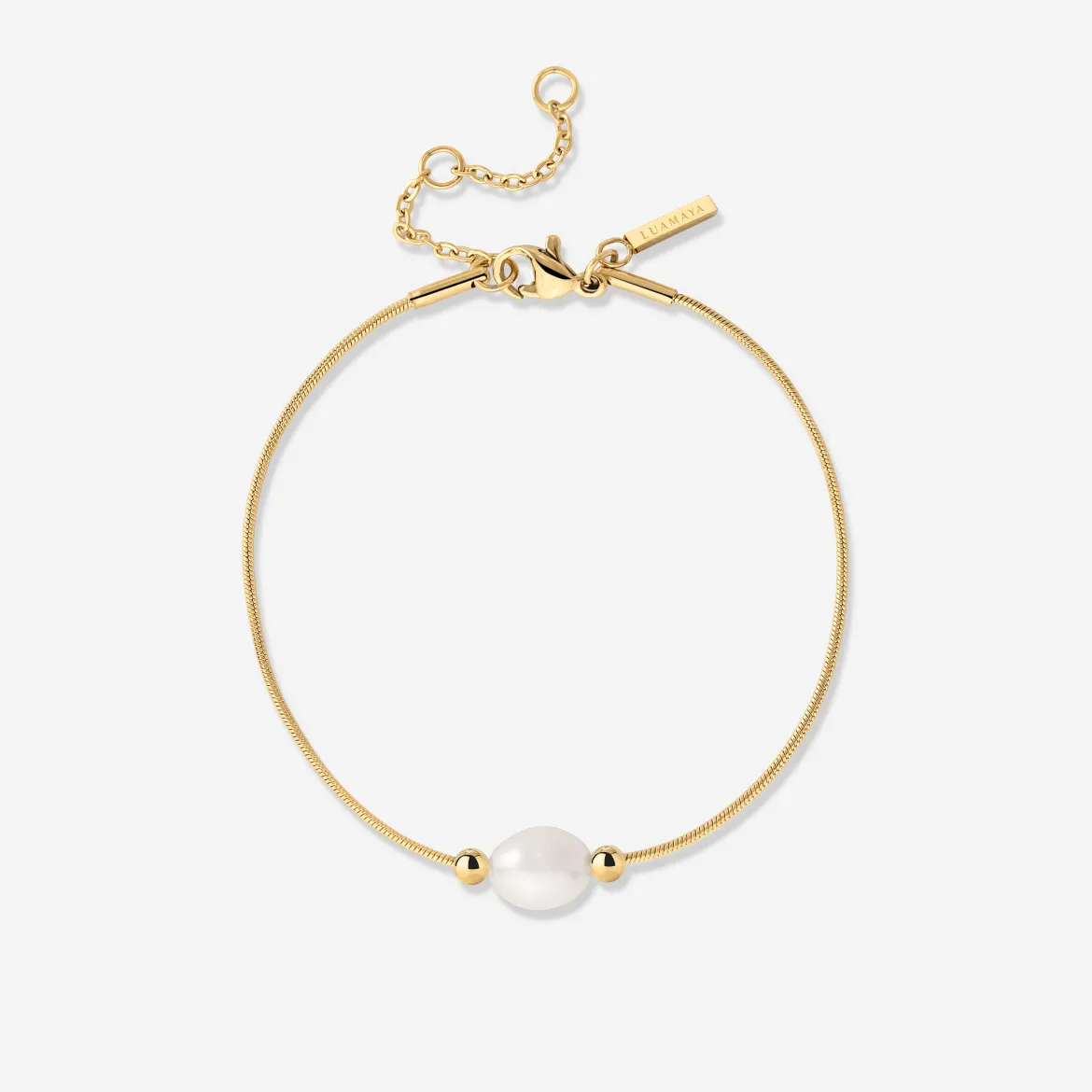 Minimalist Pearl Bracelet Gold
